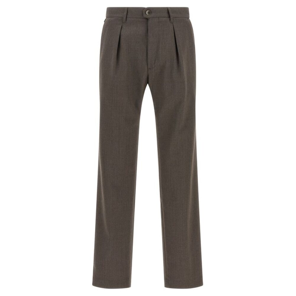 Incotex Men Pants With Straps At The Waist